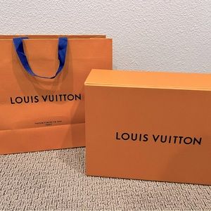 New LV Box and Bag. Box is 14” x 10”